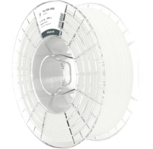 Extrudr PLA High Speed 3D-Druck Filament in Weiß auf transparenter Spule, 1,75 Millimeter, 1000 Gramm.