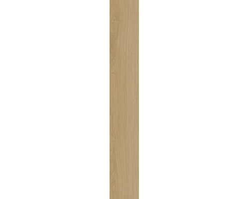 Eine einzelne Laminatdiele oder Parkettdiele mit Eichenoptik.