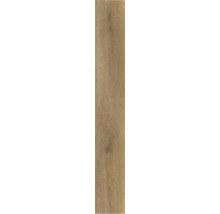 Laminatdiele oder Vinyldiele in Eichenoptik mit natürlicher Holzmaserung.