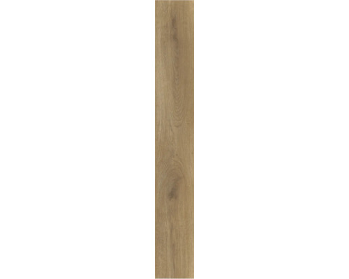 Laminatdiele oder Vinyldiele in Eichenoptik mit natürlicher Holzmaserung.