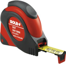 Rollmaßband Sola BIGT 5 Meter 19 Millimeter Gehäuse aus Kunststoff und Gummi Metallband