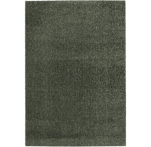 Hochflor-Teppich Shaggy, rechteckig, olivgrün