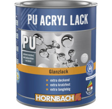 Hornbach Polyurethan Acryl Lack Glanzlack, extra kratzfest, hochdeckend, langlebig, umweltfreundlich und mischbar.