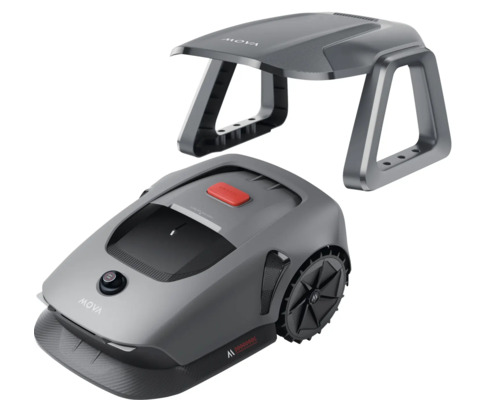 Mova Mähroboter inklusive Garage für die automatische Rasenpflege.