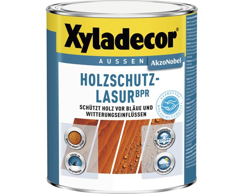 XYLADECOR Holzschutzlasur palisander 1 L Xyladecor Holzschutzlasur Dose für den Außenbereich