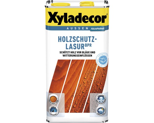 XYLADECOR Holzschutzlasur kastanie 5 L Xyladecor Holzschutzlasur für den Außenbereich im Gebinde