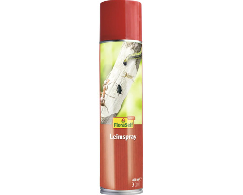 FloraSelf Select Leimspray 400 Milliliter zur Insektenabwehr an Bäumen.