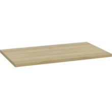 Rechteckiger Fachboden mit Holzmaserung.