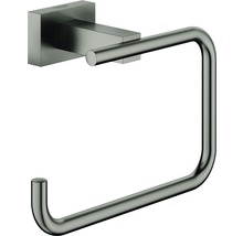 Toilettenpapierhalter Grohe Essentials Cube ohne Deckel anthrazit/schwarz gebürstet
