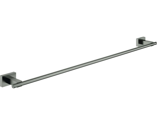 Handtuchhalter Grohe Essentials Cube 60x6x4,2 cm anthrazit/schwarz gebürstet Handtuchhalter aus Metall