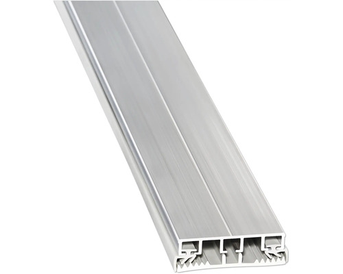 Aluminiumprofil mit mehreren Führungskanälen.