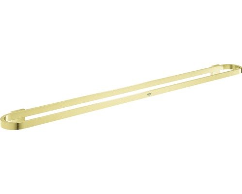 WEIKO Badezimmer-Set Gebürstetes Gold - Toilettenpapierhalter, 4 Haken & Handtuchring Aus Edelstahl