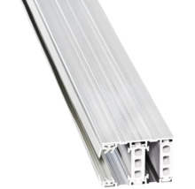 Aluminiumprofil als Montageschiene für Bau- und Konstruktionsvorhaben.
