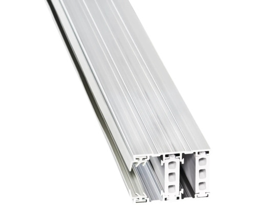 Aluminiumprofil als Montageschiene für Bau- und Konstruktionsvorhaben.