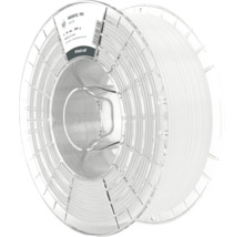 Extrudr GreenTec Pro 3D-Drucker Filament in Weiß, Durchmesser 1,75 Millimeter, 800 Gramm, auf transparenter Kunststoffspule.