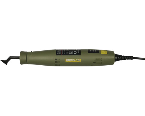 Proxxon Penschleifer PS 13 mit Netzkabel und Schleifaufsatz.