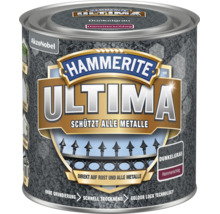 Hammerite Ultima Metallschutzlack Hammerschlag dunkelgrau, direkt auf Rost, schützt alle Metalle, ohne Grundierung und schnell trocknend.