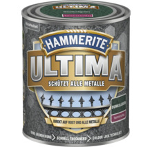 Hammerite Ultima Metallschutzlack Hammerschlag Dunkelgrün für alle Metalle ohne Grundierung schnell trocknend