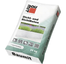 25 Kilogramm Sack Baumit Dicht- und SichtBeton, wasserundurchlässiger Trockenbeton für Garten- und Landschaftsbau.