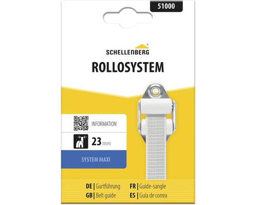 Schellenberg Gurtführung System Maxi für 23 Millimeter breite Rollladengurte.