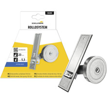 Schellenberg Einlasswickler für Rollosystem Maxi mit Lochabstand 160 Millimeter und Gurtbandbreite 23 Millimeter.