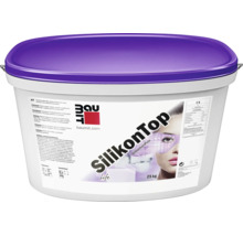 Baumit SilikonTop Silikonharzputz im 25 Kilogramm Kübel.