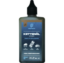 Bike Broz Kettenöl mit Graphit für alle Wetterbedingungen, Ketten und Fahrräder, High Performance Schmiermittel.