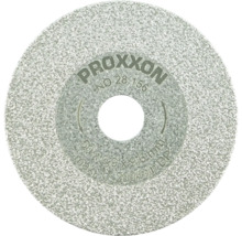 Proxxon Diamant-Trennscheibe NO 28 156, Durchmesser 50 mm, Dicke 0,9 mm, Bohrung 9,6 mm, maximale Drehzahl 17200 Umdrehungen pro Minute.