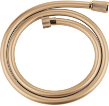 Brauseschlauch in Gold-Optik, flexibel mit Metallanschlüssen.