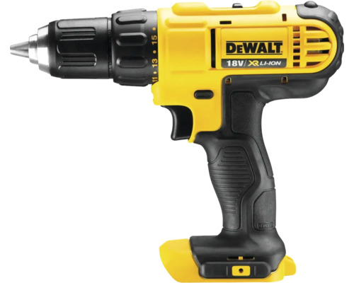 DeWALT Akku-Bohrschrauber 18 Volt Lithium-Ionen XR mit einstellbarem Drehmoment und Schnellspannbohrfutter.