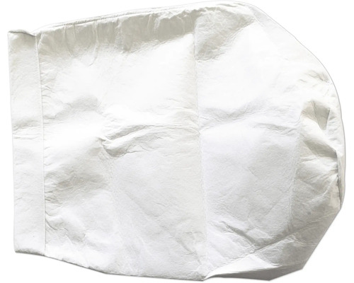 Großer leerer Papiersack für Gartenabfälle oder Bauschutt.