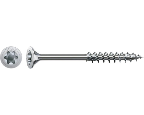SPAX Universalschraube mit Senkkopf, T-STAR plus Kraftangriff und Teilgewinde.