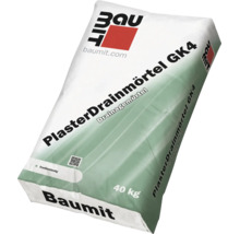 Baumit PlasterDrainmörtel GK4, Drainagemörtel, frostbeständig, 40 Kilogramm.