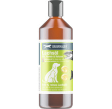 Dauerkauer Lachsöl für Hunde und Katzen, 100 Prozent reines Lachsöl mit Omega 3 und Omega 6.