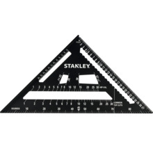 Stanley Sparrenwinkel mit Stanley Logo und Skalen für Winkel in Grad sowie verschiedene Schnitte.