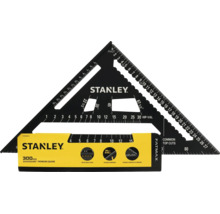 Stanley FatMax Quicksquare Premium Anschlagwinkel 300 Millimeter aus Aluminium mit Skalen für Winkel und Dachsparren.