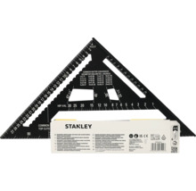 Stanley QuickSquare Sparrenwinkel aus Aluminium mit Gradskalen und Umrechnungstabellen für Dachsparren.
