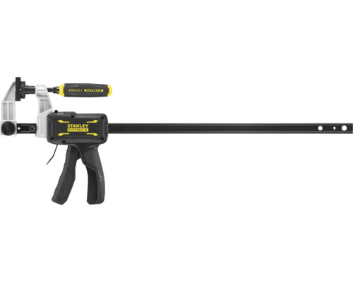 Stanley Fatmax Einhandzwinge mit Pistolengriff und Stahlschiene.