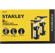 Stanley Fatmax Tradelift Plus Verlängerungszubehör, 2 Stück. Teleskop-Höhenverstellung 295 bis 685 Millimeter, 150 Kilogramm Tragkraft.