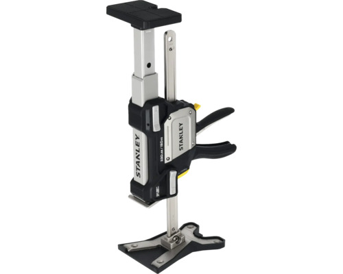 Stanley TradeLift Hebewerkzeug aus Metall und Kunststoff, Tragkraft bis zu 150 Kilogramm, maximale Hubhöhe 215 Millimeter.