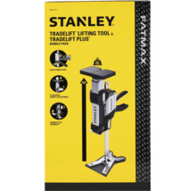 Stanley FatMax TradeLift und TradeLift Plus Set, Hebewerkzeug mit 150 Kilogramm Tragkraft, 685 Millimeter Höhe und Teleskopverstellung.