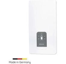 Elektronischer Durchlauferhitzer SaniSelf mit Temperatureinstellungen, hergestellt in Deutschland.