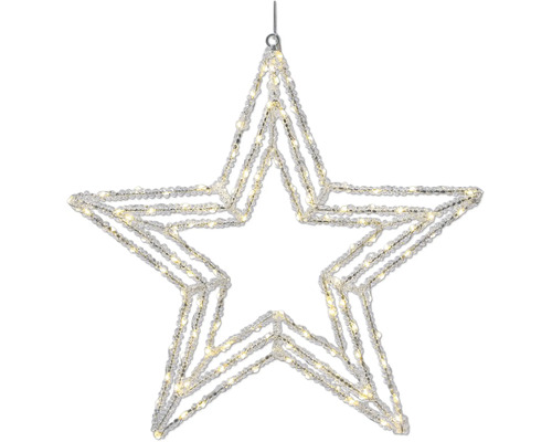 LED-Stern mit Kristalleffekt für die Weihnachtsdekoration