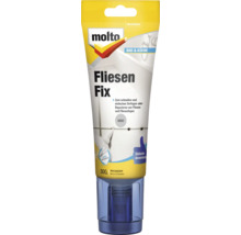 Molto Logo. AkzoNobel Logo. Fliesen Fix Tube für Bad und Küche, Grau, 300 Gramm, einfache Anwendung, Trockenzeit bis zu 12 Stunden.