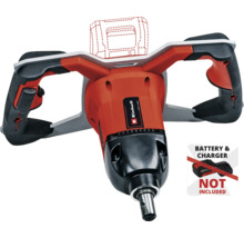 Einhell Akkumulator-Farb-Mörtelrührer mit Doppelhandgriff und M14 Werkzeugaufnahme, Akkumulator und Ladegerät nicht enthalten.