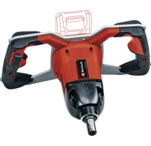 Einhell Akkumulator-Farb-Mörtelrührer mit ergonomischen Handgriffen und Aufnahme für Rührstäbe.