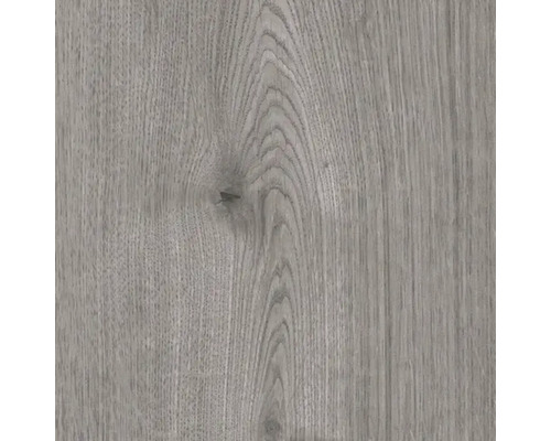 Bodenbelag in Holzoptik mit strukturierter Maserung und sichtbarem Astloch.