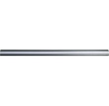 Anthrazitfarbenes LED-Profil aus Aluminium mit weißer Abdeckung.