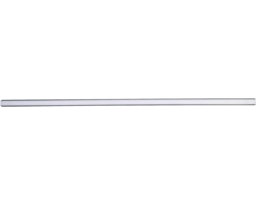 Flache LED-Lichtleiste für die Unterbaumontage aus Kunststoff und Metall.