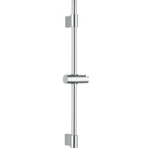Verchromte Duschstange mit Wandhalterungen und verstellbarem Brausehalter der Marke Avital.